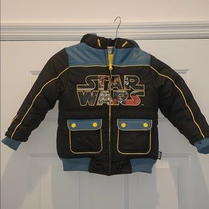 Disney Store Star Wars Puffy Jacket Size 4